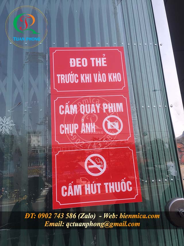 Biển Cấm Hút Thuốc - Biển cấm Nosmoking - Biển cấm hút thuốc dùng cho khách sạn, nhà hàng